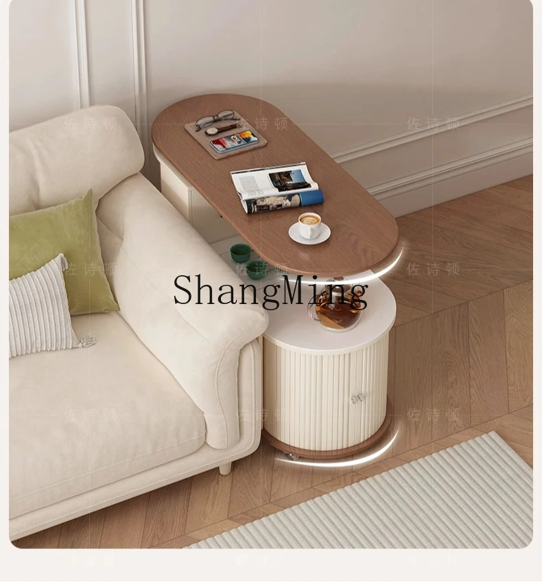 

ZYY household tea table tea cart kettle mobile small tea table light luxury high sense movable side table