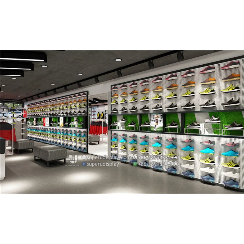 (Customized) Sport Shoe Shop Shoes Display Showroom Design Shoes Display Display