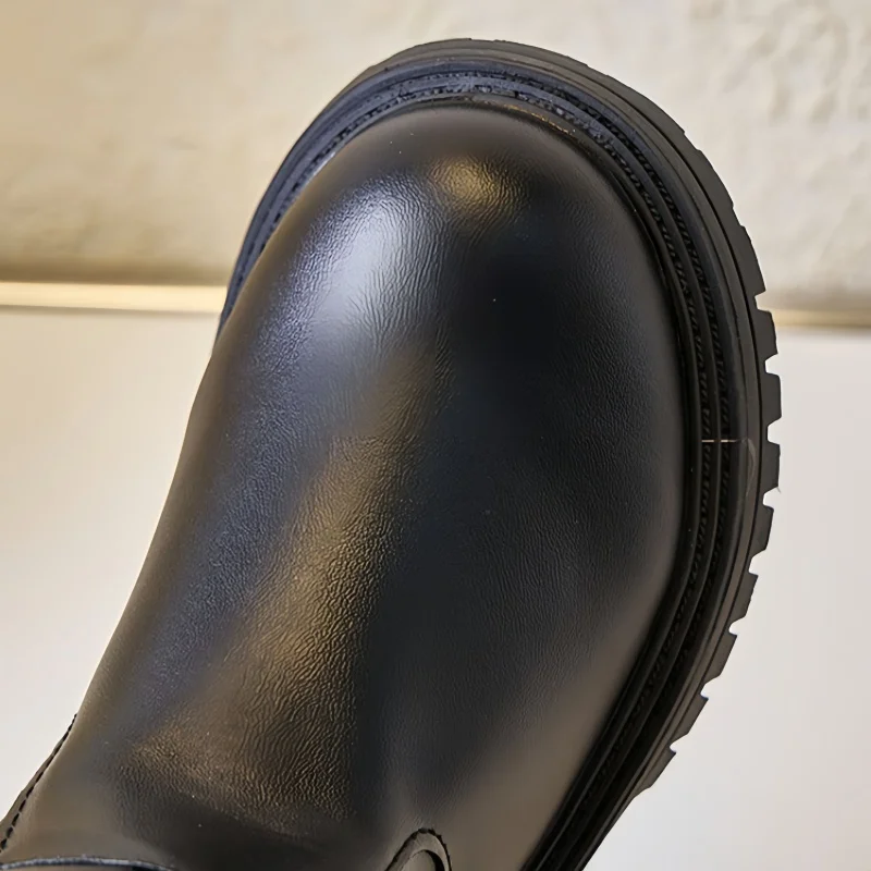 Girls Tall Boots 2026 Fall Winter New Princess Performance Boots Big Kids Fashion Catwalk Dress Boots Non-Slip Zipper Closure