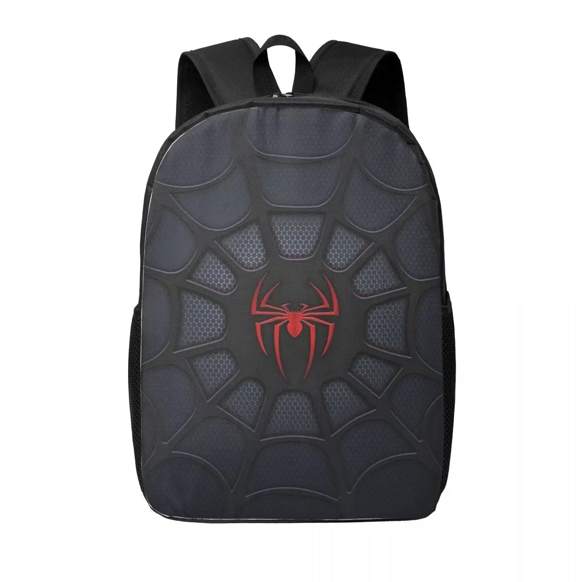 Custom Spider Web Backpack Men Women Basic Bookbag for School College Spiderman Bags