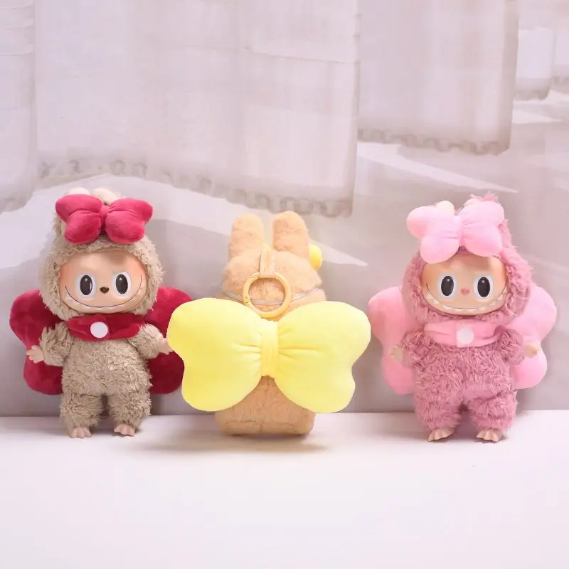 

Labubu Doll Clothes Angel Butterfly Cute Dress Up Accessories 15/17cm Plush Doll'S Clothes Replacement