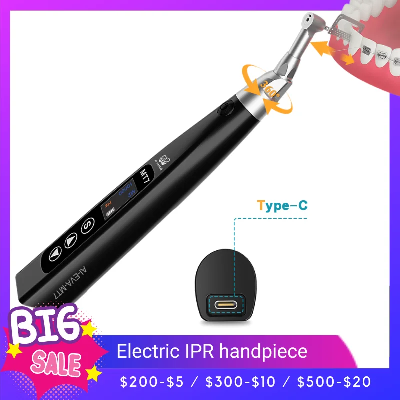 

«Сматологический наконечник AI-EVA-MT7, инструмент для ортодонтии, угловой, вертикальный, возвратно-поступательный, 360° ° Вращение электрическое для ортодонтии"