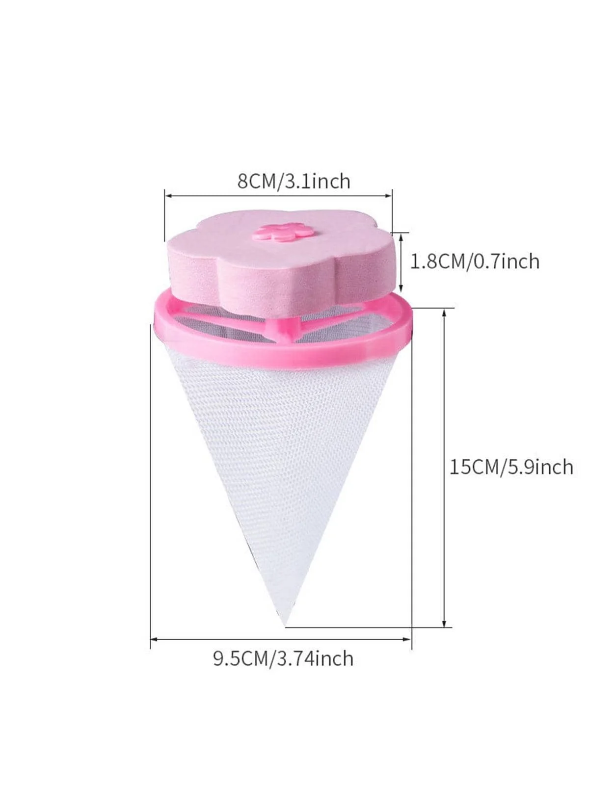 Reusable Washing Machine Filter Bag, Hair Removal Bag, Laundry Ball, Good Helper for Home, Bathroom, 3Pcs