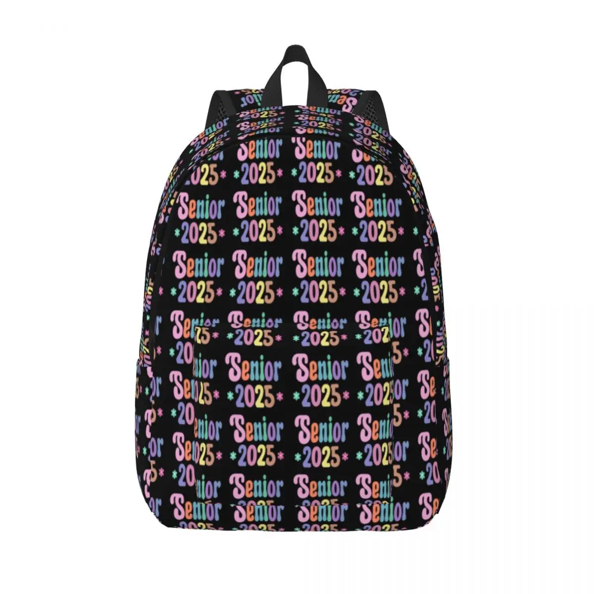 Senior 2025 Multicolored Retro Vibe For Girls Boys Large Capacity Student Backpack Lightweight waterproof Backpack