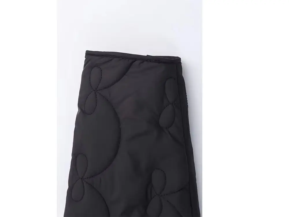 

HH женская зимняя универсальная однотонная хлопковая куртка с длинными рукавами и круглым вырезом с бантом, женская модная повседневная хлопковая куртка