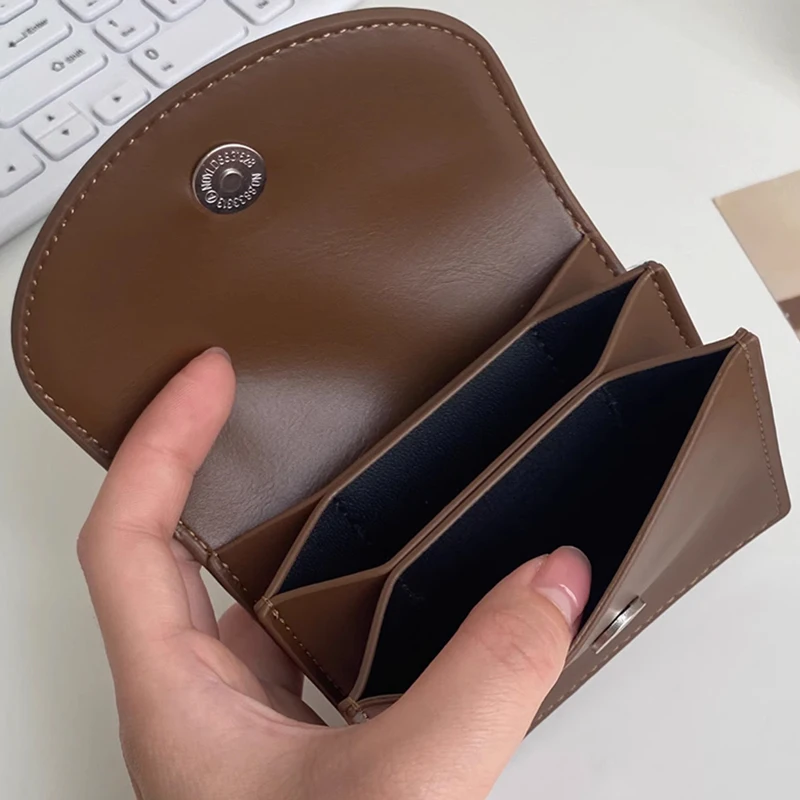 

Women Wallets PU Leather Female Purse Mini Hasp Solid Multi-Cards Holder Coin Short Wallets Slim Small Wallet Zipper Hasp