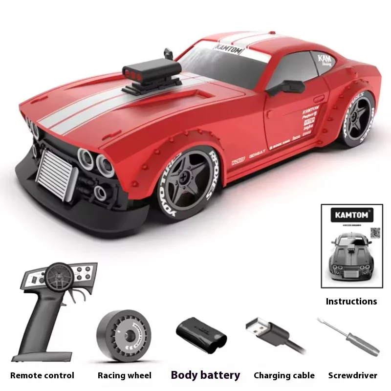 Kamtom Four-Wheel Drive Model Car, High-Speed Charging Boy Toy Car, Rc Remote Control Car, Professional Adult Drift Racing Car