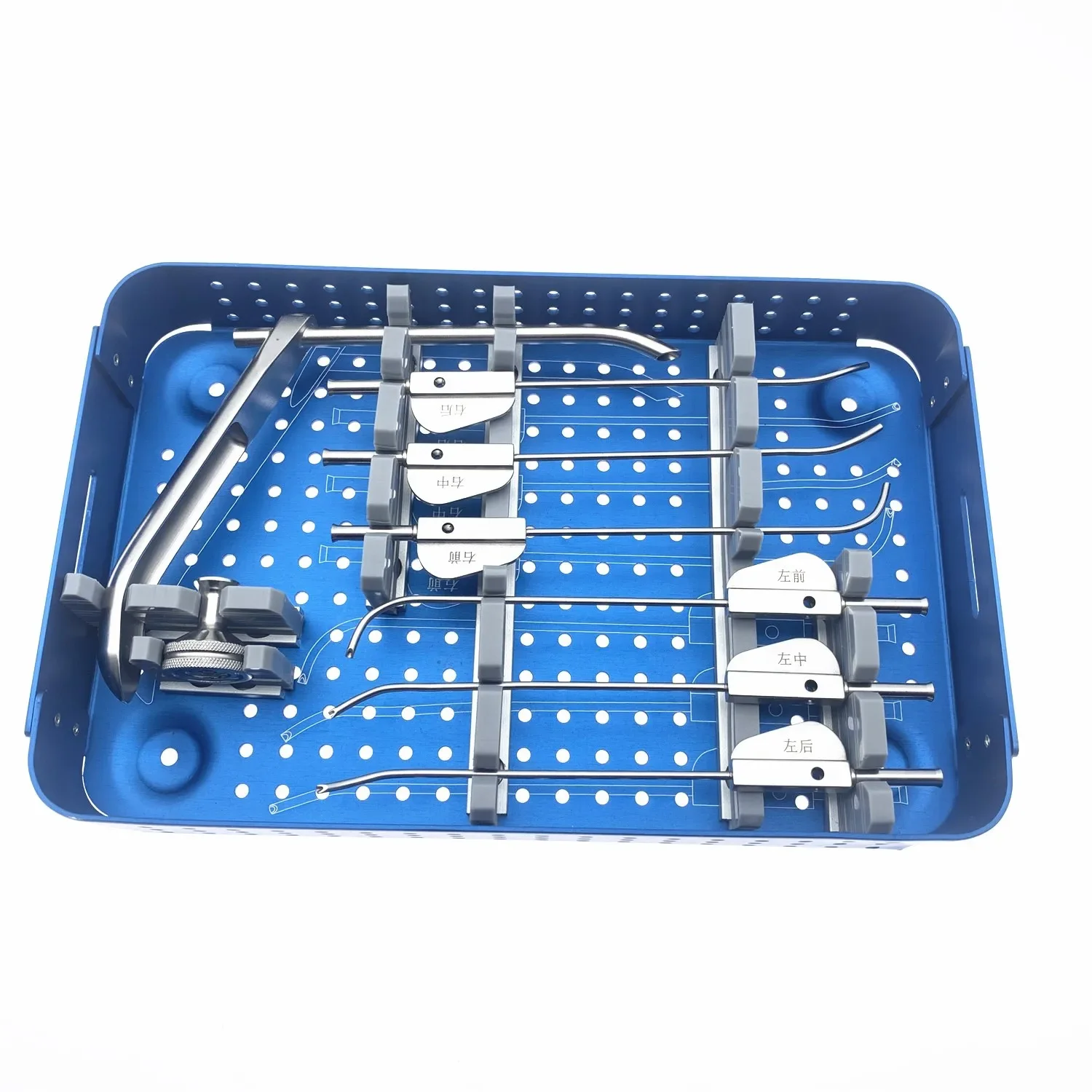 Orthopedic Meniscus suture instrument set Arthroscopy line Wire pass thread passing device K-Wire Spreader instruments