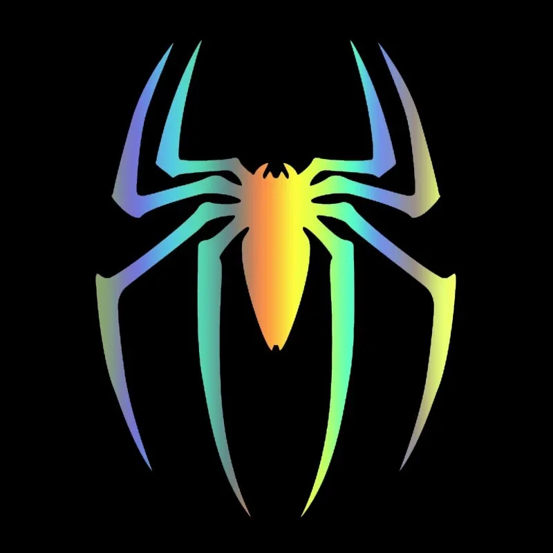 Car Stickers Reptile Black Spider Electric Car Motorcycle Decoration Body Bumper Creative Personality Stickers Party Stickers