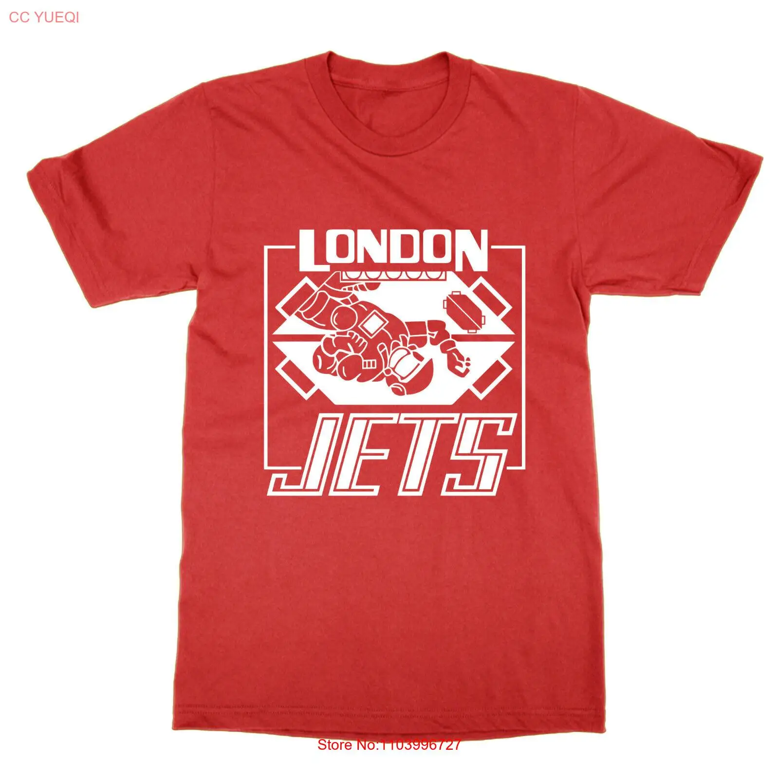 London Jets Lister t-shirt Red Dwarf sci fi nerd top funny tee present gift