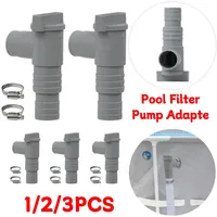PVC Pool Hose Adapter Durable 32mm Pool On/Off Plunger Valve Leak Proof Sealed Replacement for Outdoor Equipment Parts