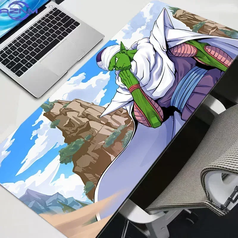 Anime Dragon Ball Piccolo Cute Cartoon Mouse Pad, Rubber Non Slip Gaming Desk Mat, Bright Orange Pop Art Style HD Print Mouse Pa