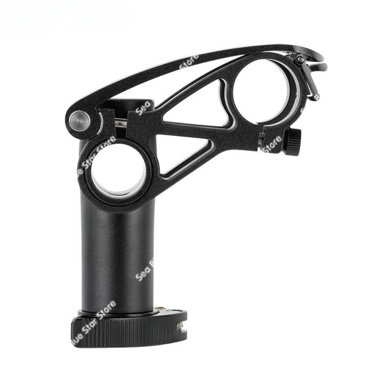 Bicycle folding riser aluminum alloy mountain bike five-dimensional head adjustable height increase handle riser fittings