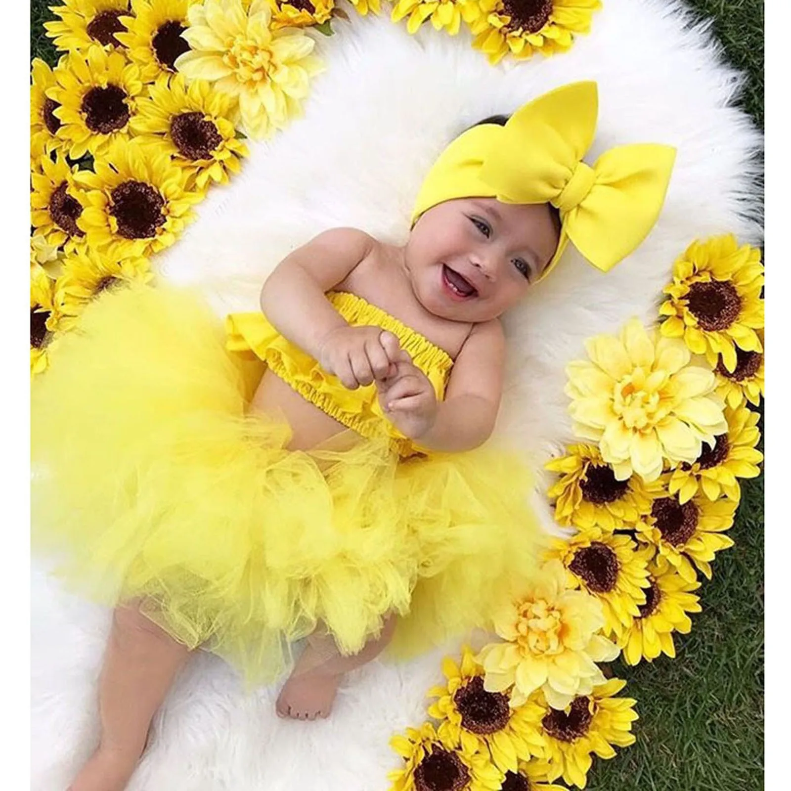 3 6 9 12 24 M Newborn Baby Clothes Girl 3Pcs Outfits 2023 Summer Off Shoulder Tops+Tutu Skirts Infant Outfits Baby Photo Clothes