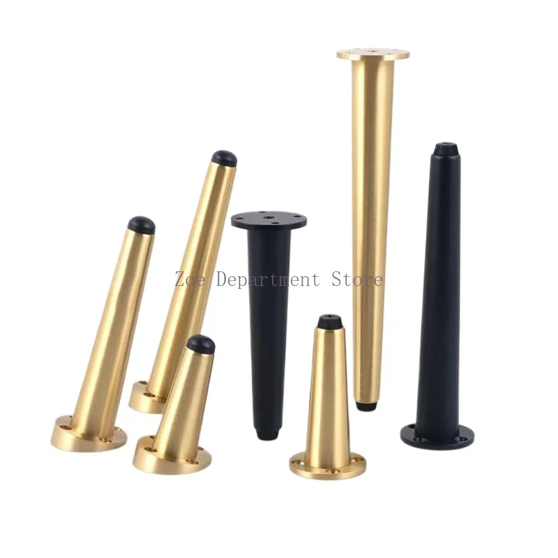Brass Cabinet Table Legs Living Room Furniture Leg Wardrobe Bed Foot Pure Copper TV Shoes Cabinet Support