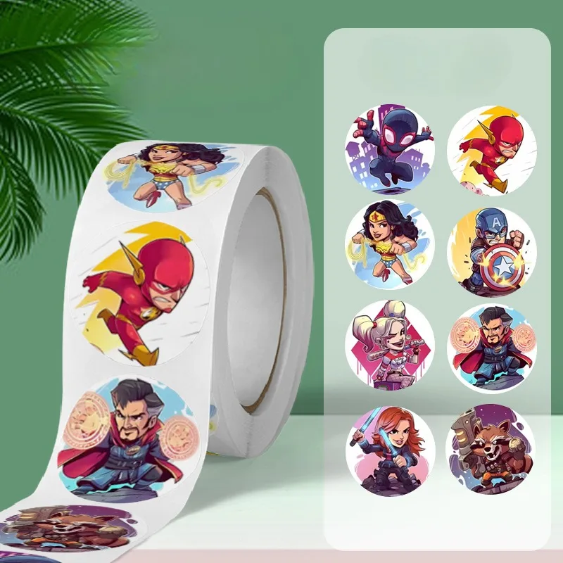 

500 шт., классические наклейки Marvel «Человек-паук», персонажи аниме, чемодан для ноутбука, персонализированные наклейки «сделай сам», граффити, водонепроницаемые наклейки