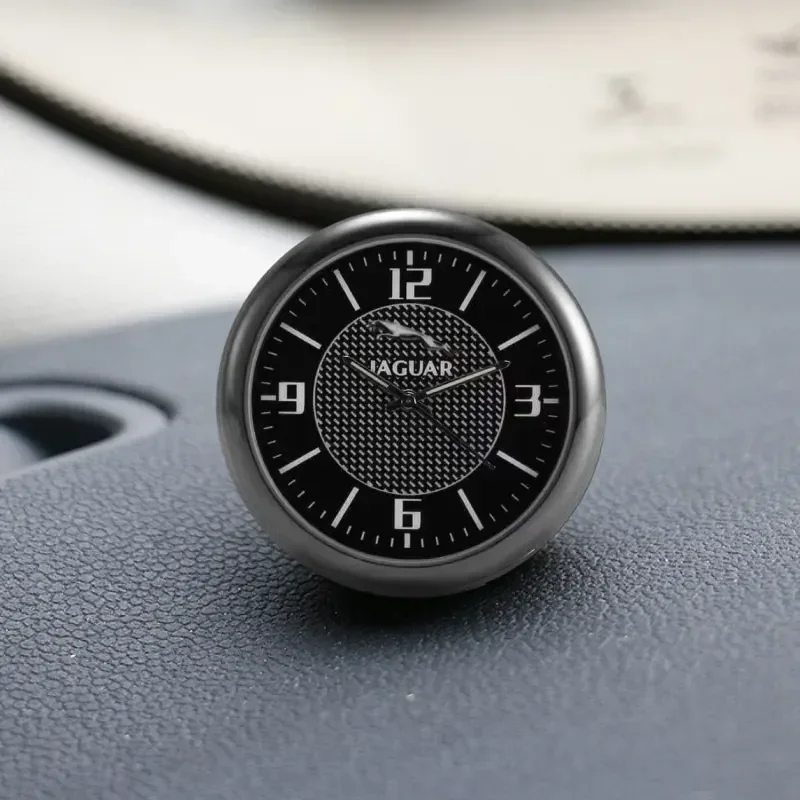 Car Mini Clock Clip for Jaguar XEL XFL XJ6 S-Type F-Type E-pace I-pace XJL CT7 XF X260 XE X Type F Pace XJ X350 CT5 CS10 XK XJS