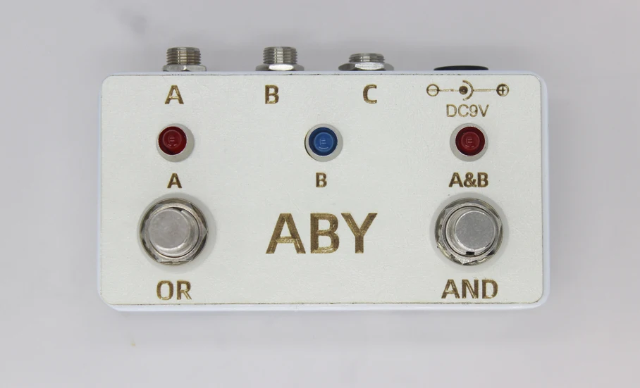 

DIY Handmade Guitar Effects ABY Line Selector AB Box Jumper Effects Passive Passive AB Box