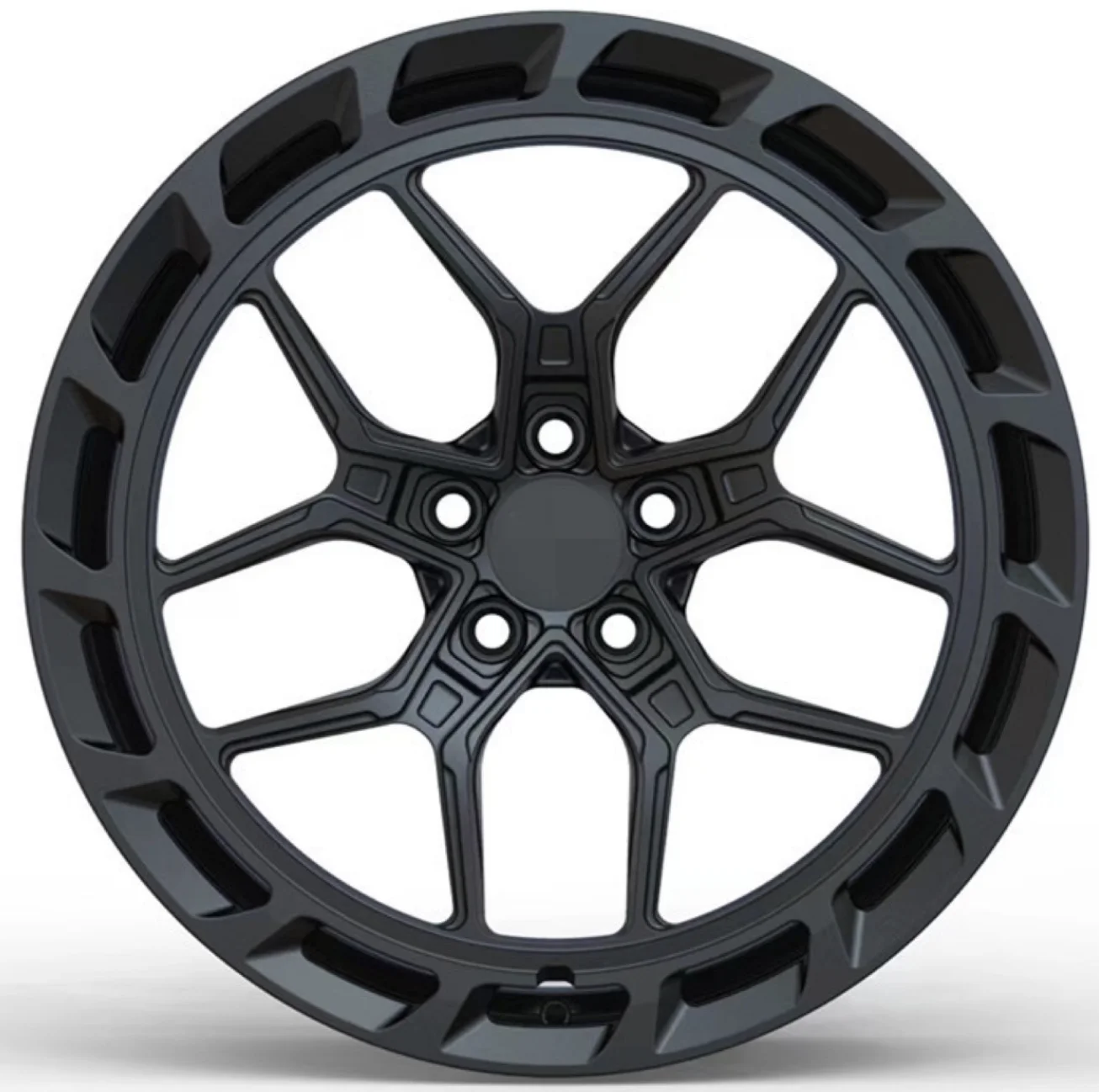 New Aluminium Alloy Wheel Rims 18 Inch Two-piece Lightweight Universal Fitment with Customizable Width/PCD/ET