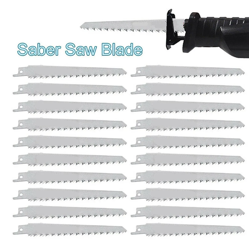 5/10pcs 150mm Reciprocating Saw Blade HCS Cutter For Wood Metal Bone Cutting Tool Jig Saw Blades S644D For Bosch Ryobi Makita