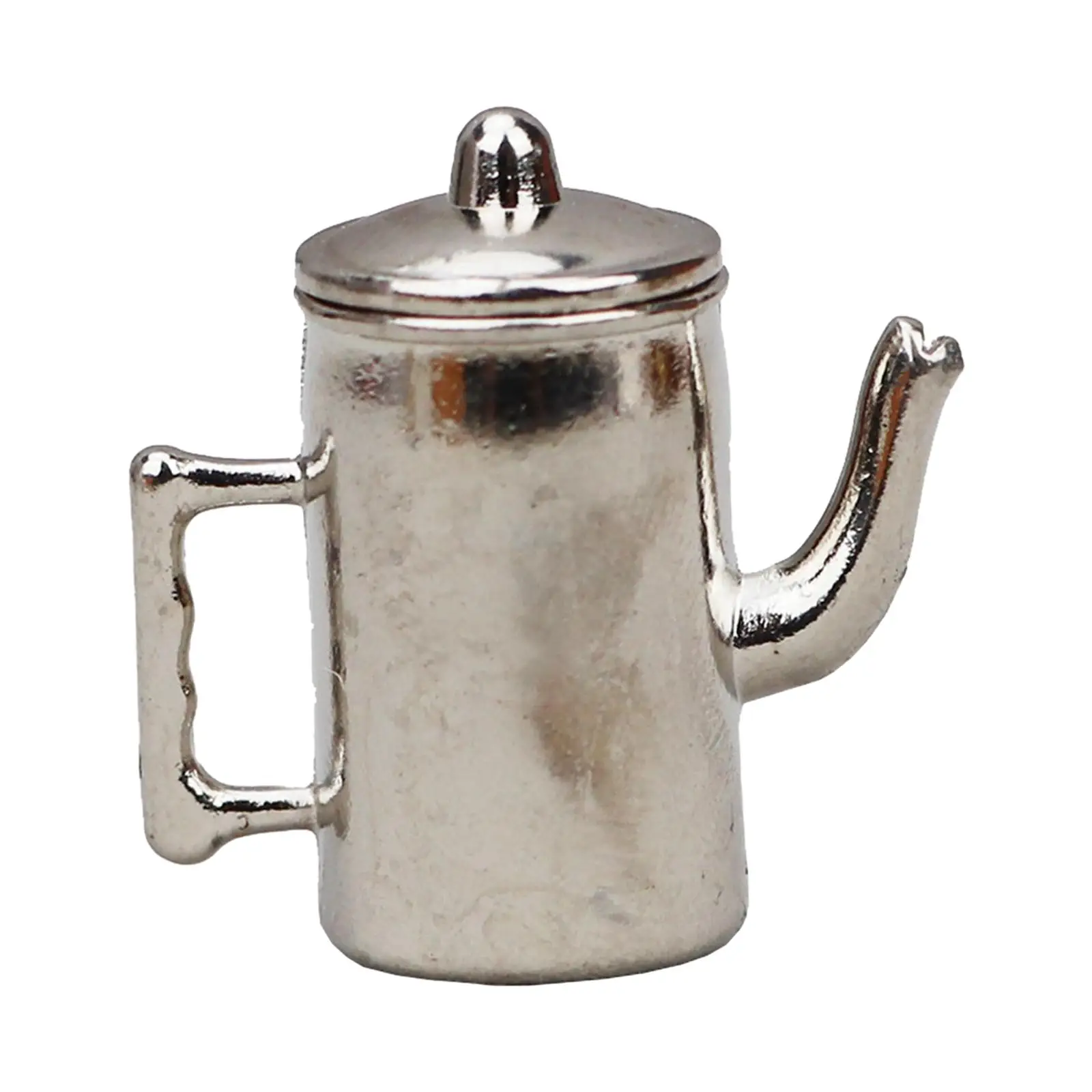 

1/12 Dollhouse Miniature Tea Kettle Model Collections Scenes Miniature Water Pitcher for Miniature Scene Accessories Building