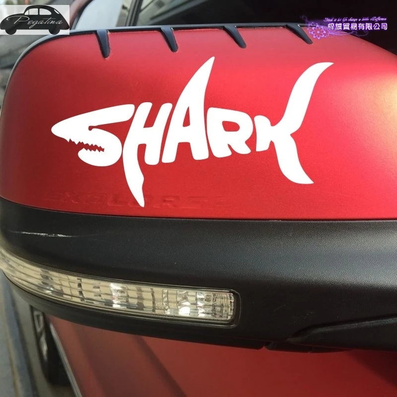 Fishing Hunter Sticker Shark Decal Bucket Tackle Shop Fishhook Sticker Fish Tank Boat Box Car Vinyl