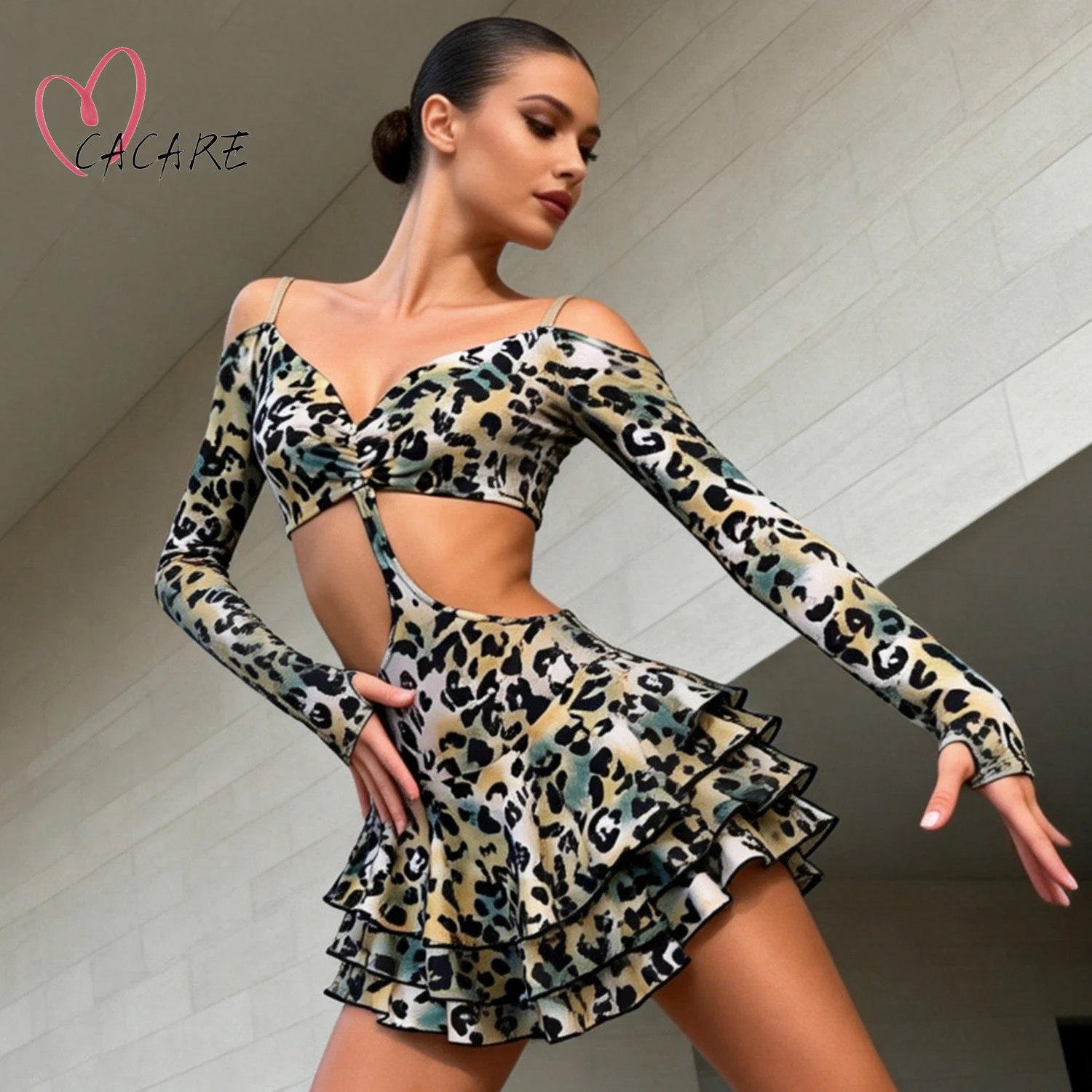 

Платье для латиноамериканских танцев для девочек и женщин, роскошный сценический костюм для выступлений