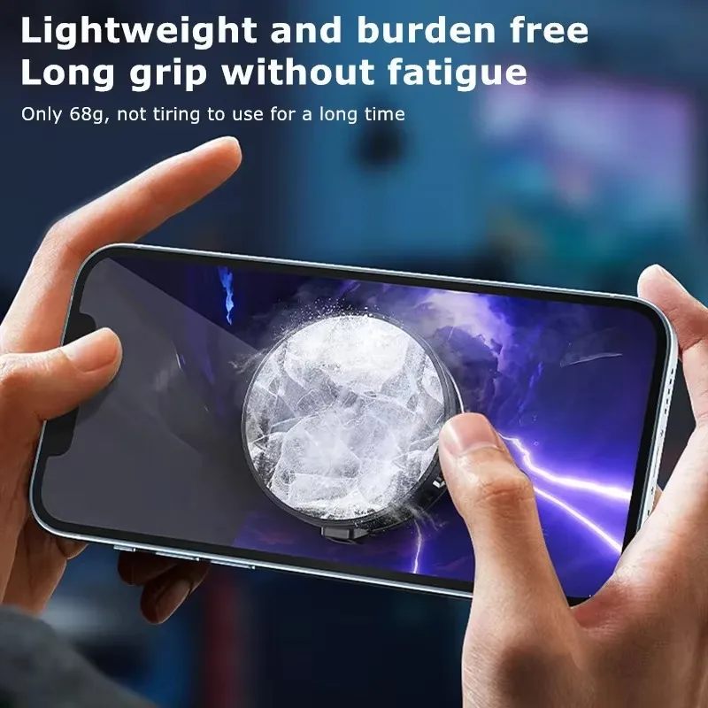 CX08 Mobile Phone Cooler Magnetic Cooling Fan for iPhone Android PUBG Gaming Cooler System Back Clip Heat Sink Radiator Cooler