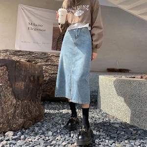 8 en çok satılan, etekli midi kot kot pantolon - №6