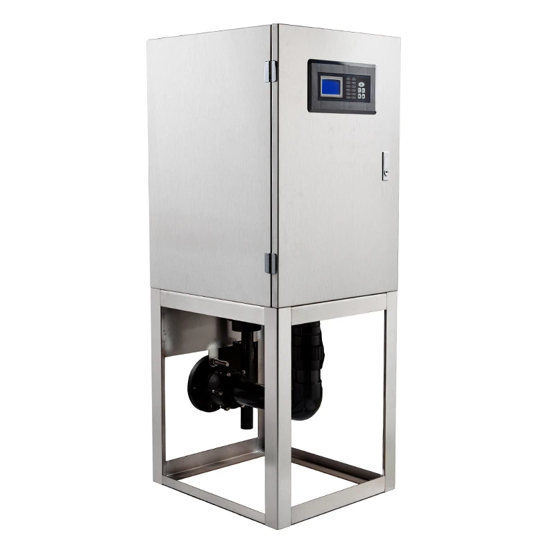1pcs 15-25t/h High Hard Water Softener Double Tank Floating Bed Touch Screen Control Valve Side Mounted 220v Motor 1 Year