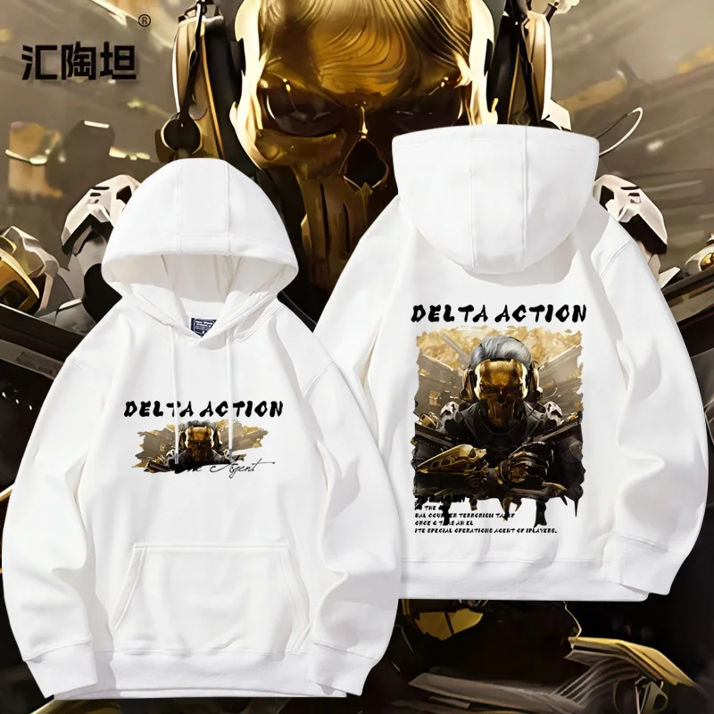 

Delta Operation Game Collaborative Gold Rose Sweatirt ex Autumn Winter Casual Comfortable Long Sve Hoodie