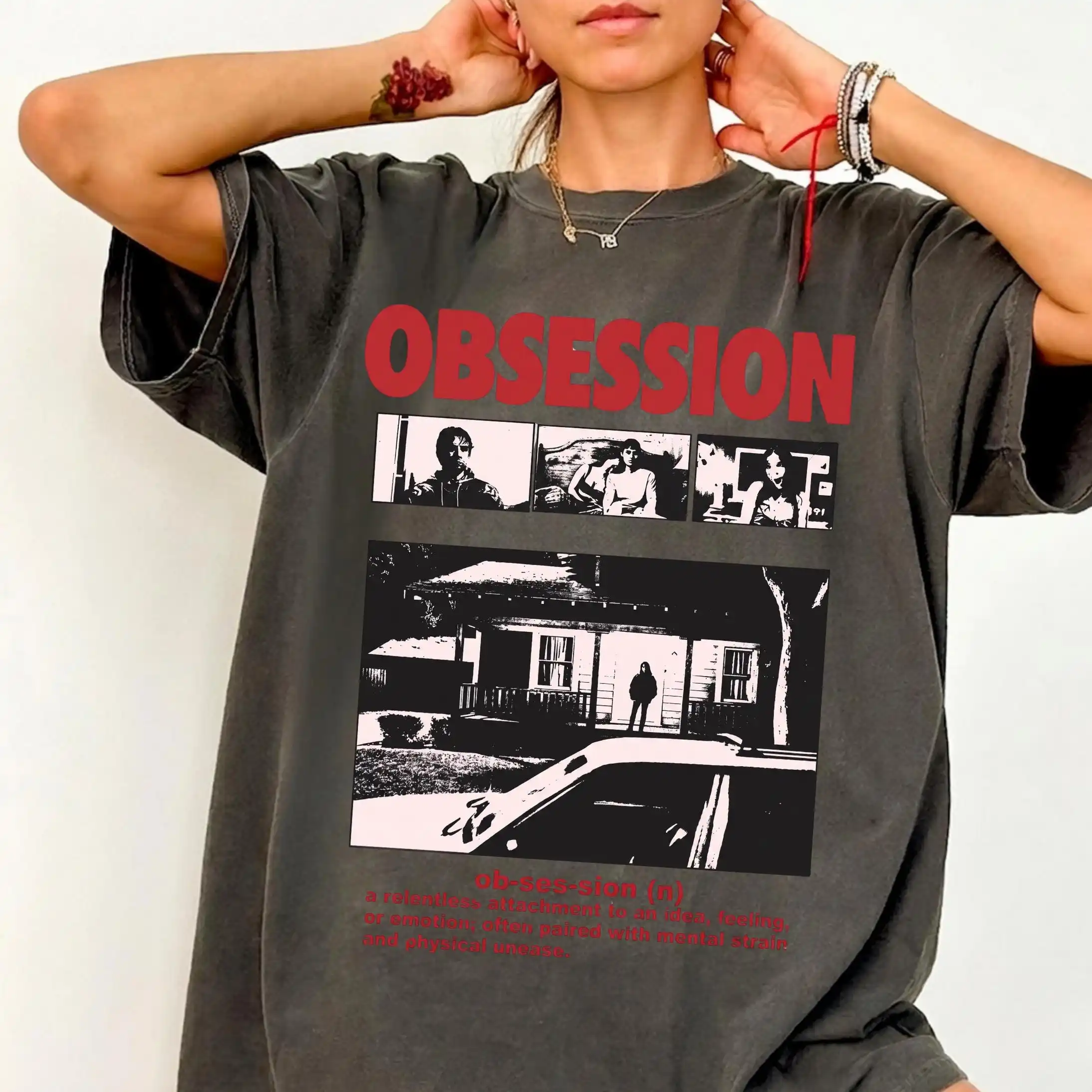 Comfort Colors® Obsession Movie 2026 Shirt, Gothic Horror Graphic Tee, Vintage Thriller Movie Tee