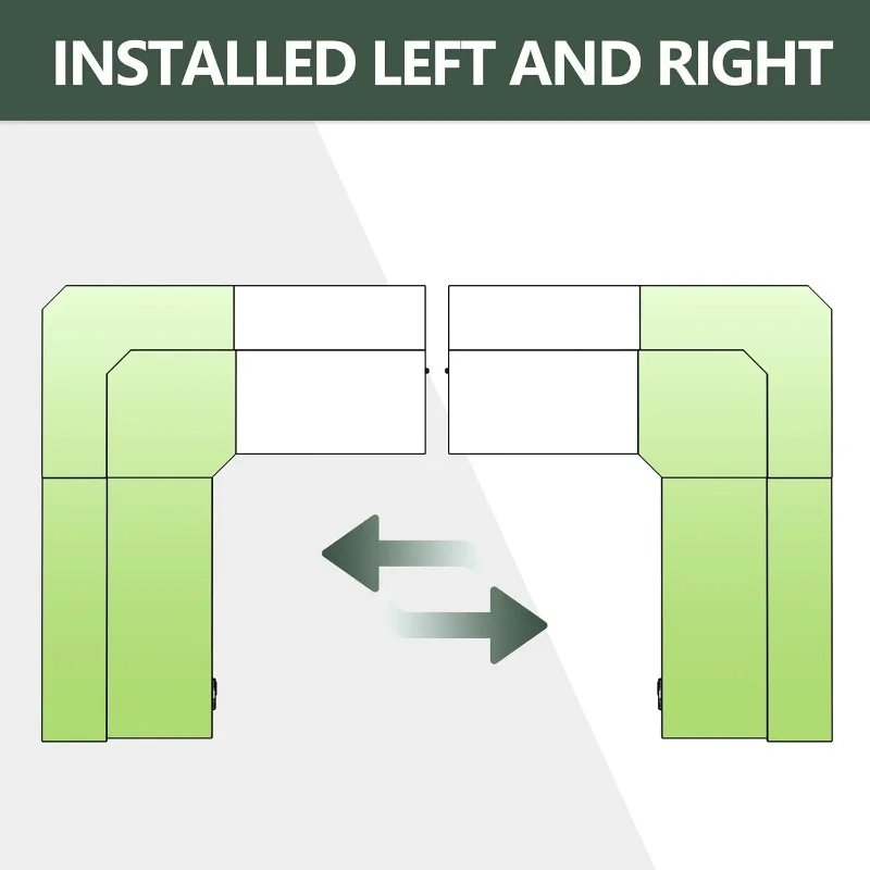 FEZIBO 75 polegadas, suporta mais de 300 libras, grande mesa em forma de L, mesa elétrica em forma de L com altura ajustável