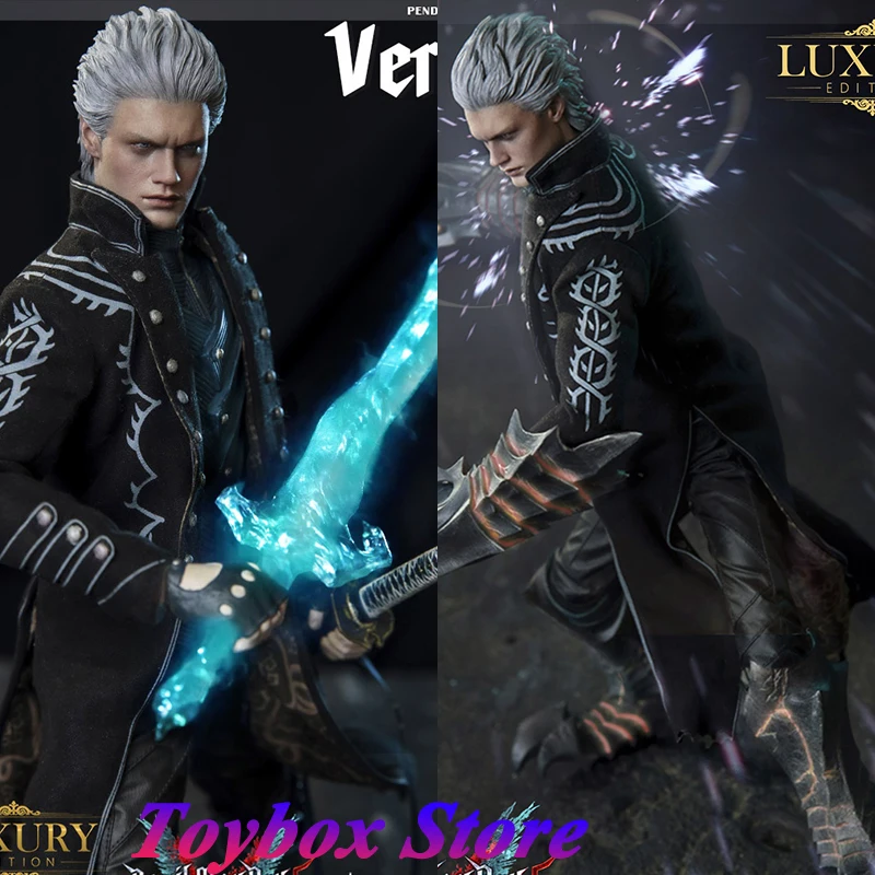 

ASMUS TOY DMC500 Luxury Version 1/6 Collectible Handsome Vergil Man Cloth Action Figure Dark Demon Hunter 12inch Solider Model