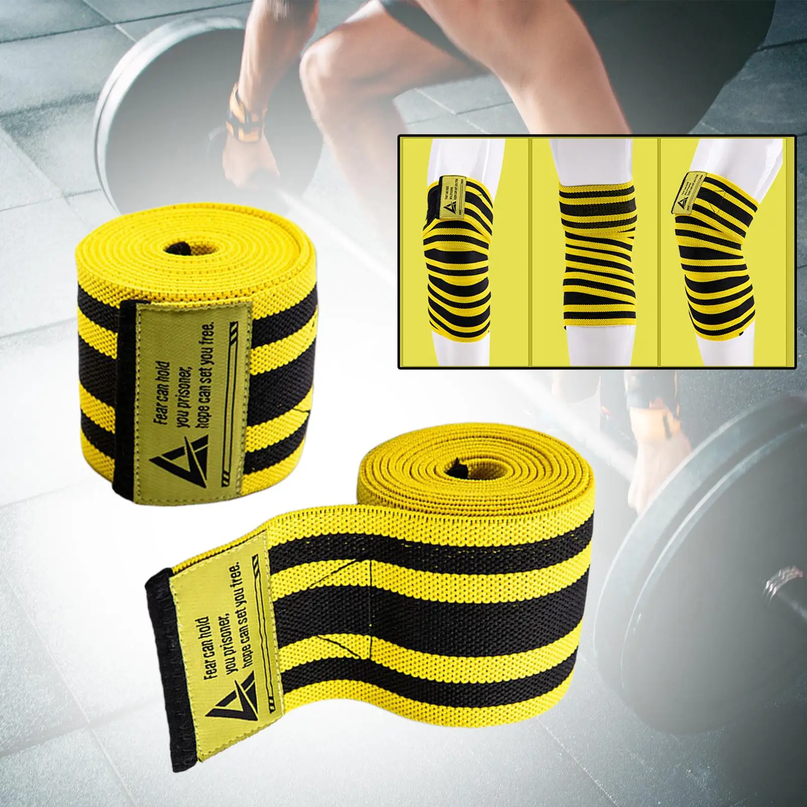 Knee Wraps for Men Women Compression and Elastic Support 79\