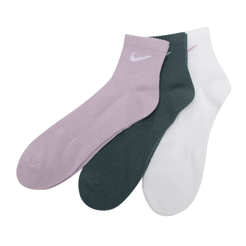 

Nike (Nike) Men's and Women's Socks, Fashionable Sports Training Socks, Comfortable Breathable Casual Socks, Mid-Calf Socks (3 Pairs) Sx7677-902