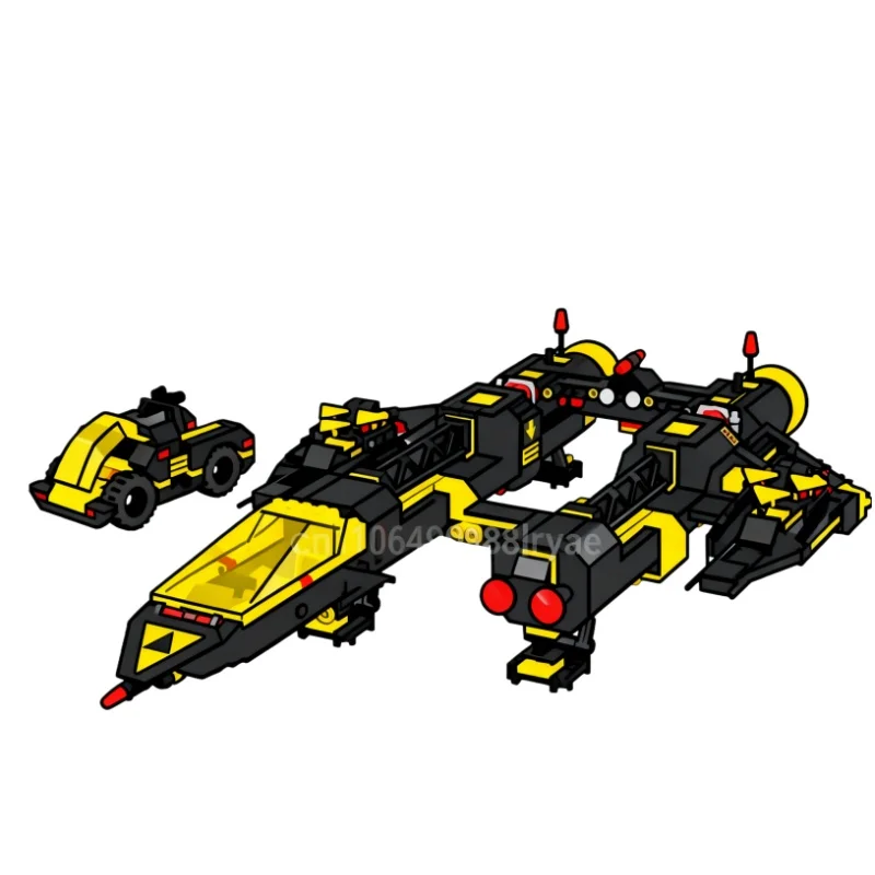 

1511 шт., модель космического корабля Rebel, креативная переменная сборка, подарок на день рождения, кирпич, детская развивающая игрушка