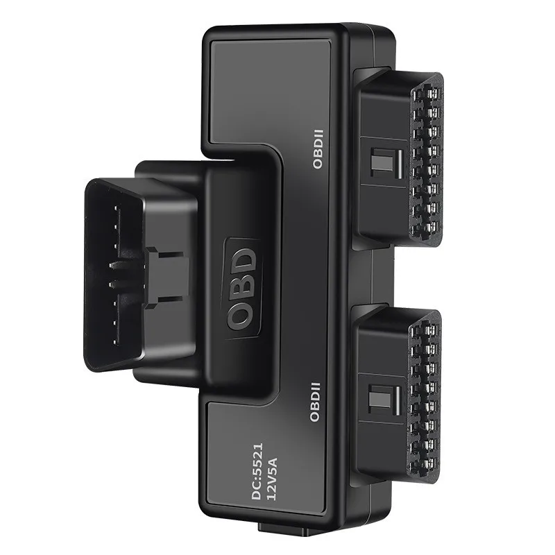 

Universal OBD2 Splitter Cable 16-Pin 16-Core for Cars Trucks New Energy Vehicles with DC5521 Connector Car Diagnostic Tool