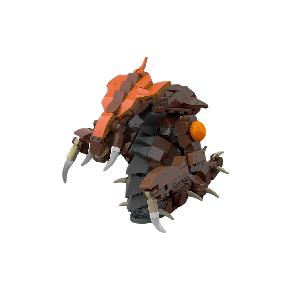 Moc Zerg Hydralisk Building Blocks Slothien Creature With Needle Spines DIY Bricks Lurker Impaler Toy Model Kids Adult Gift Sets