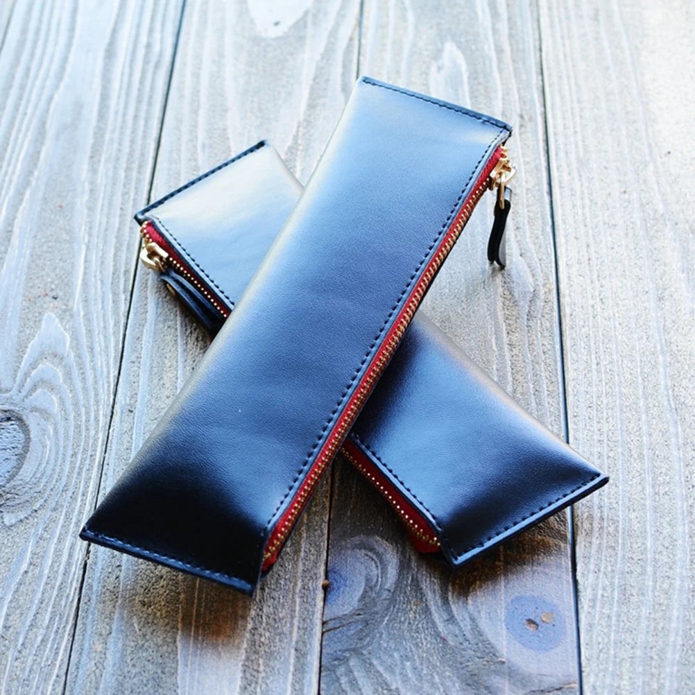 

Case Pen Holder Zipper Pen Pouch Office Supplies School Stationery Gift Idea Christmas Present Storage Bag