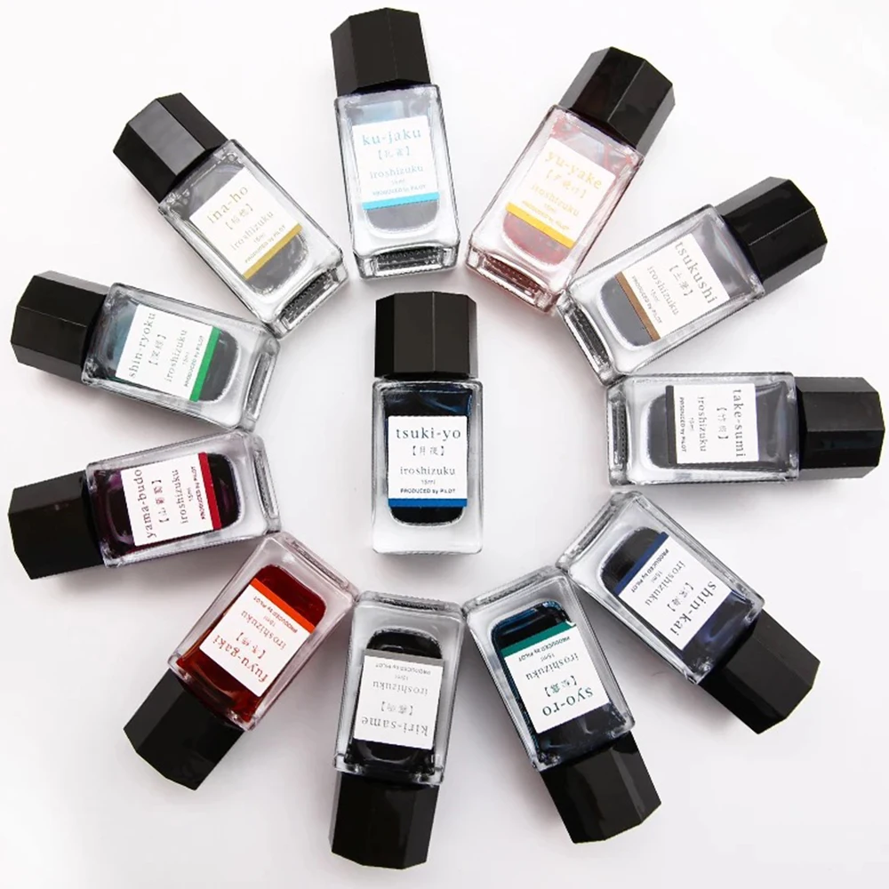 1 Bottle Japan Pilot Fountain Pen Ink Iroshizuku INK-15 Natural Color 15ml Non Carbon Non Clogging 25 Color Full Art Supplies image 6