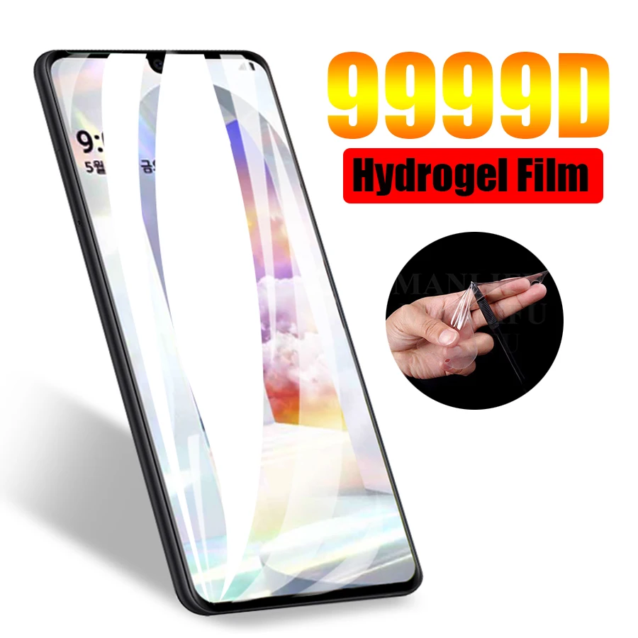 21D Silicone Front Soft TPU Hydrogel Film For LG Velvet Wing G5 G6 G7 G8X ThinQ Q7 Q6 Plus V20 V30 V40 V50  Screen Protector