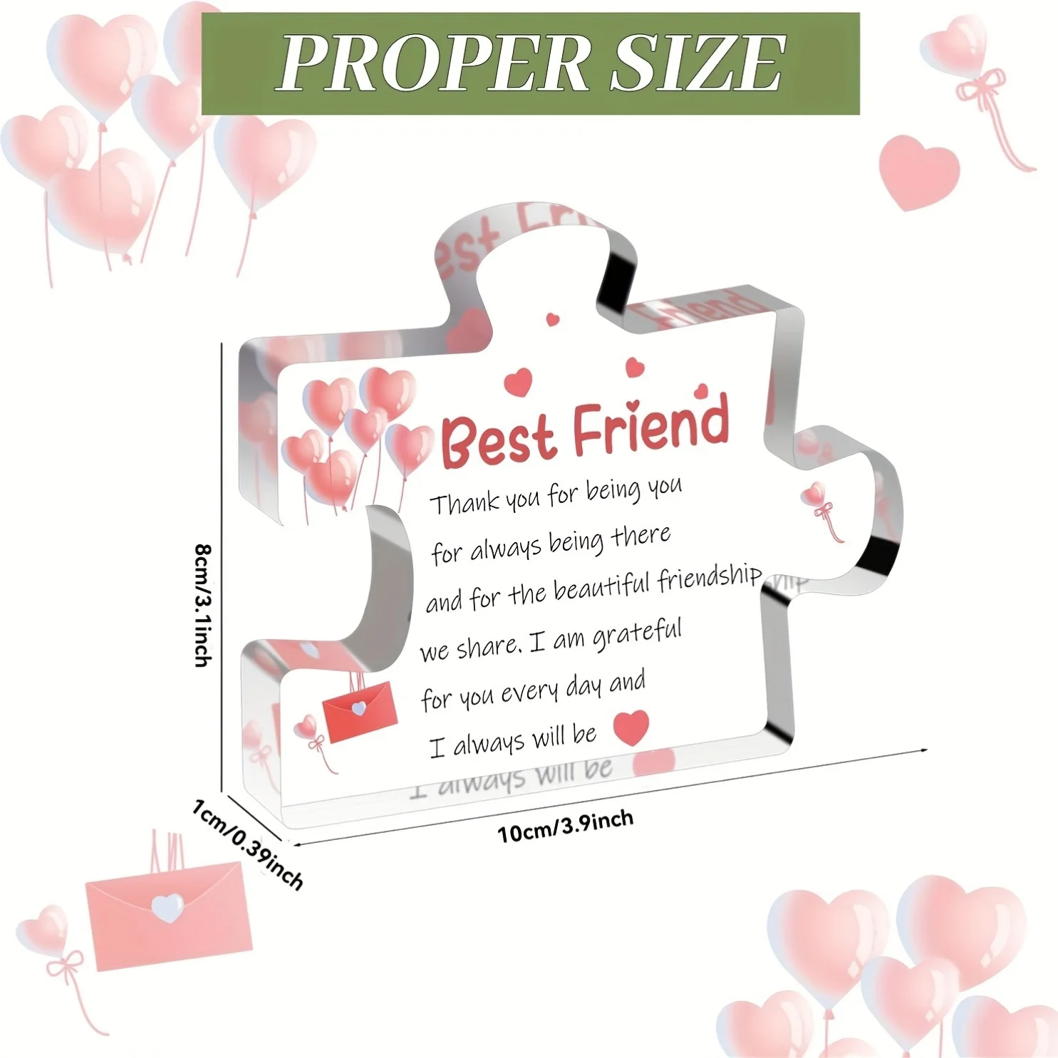Friendship Gifts, Birthday Gifts for Her, Thank You Thanksgiving Gift for Bestie, Cute Gifts for Friend