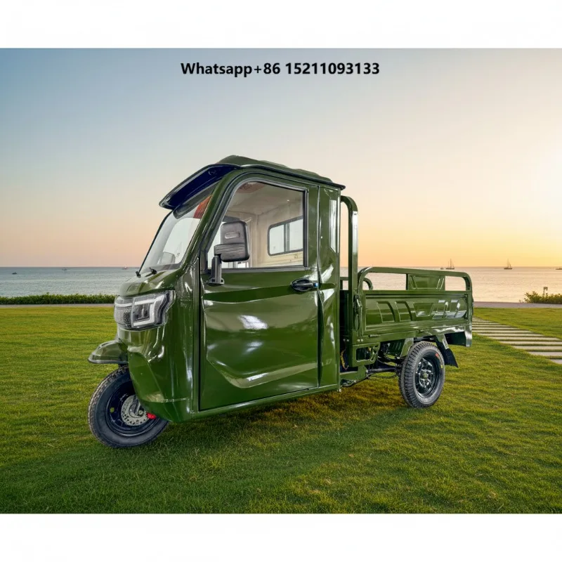3PLUS Heavy Duty 16 Inch Aluminum Wheel Electric Cargo Tricycle  3000w 72v EEC COC DOT CE Min 1