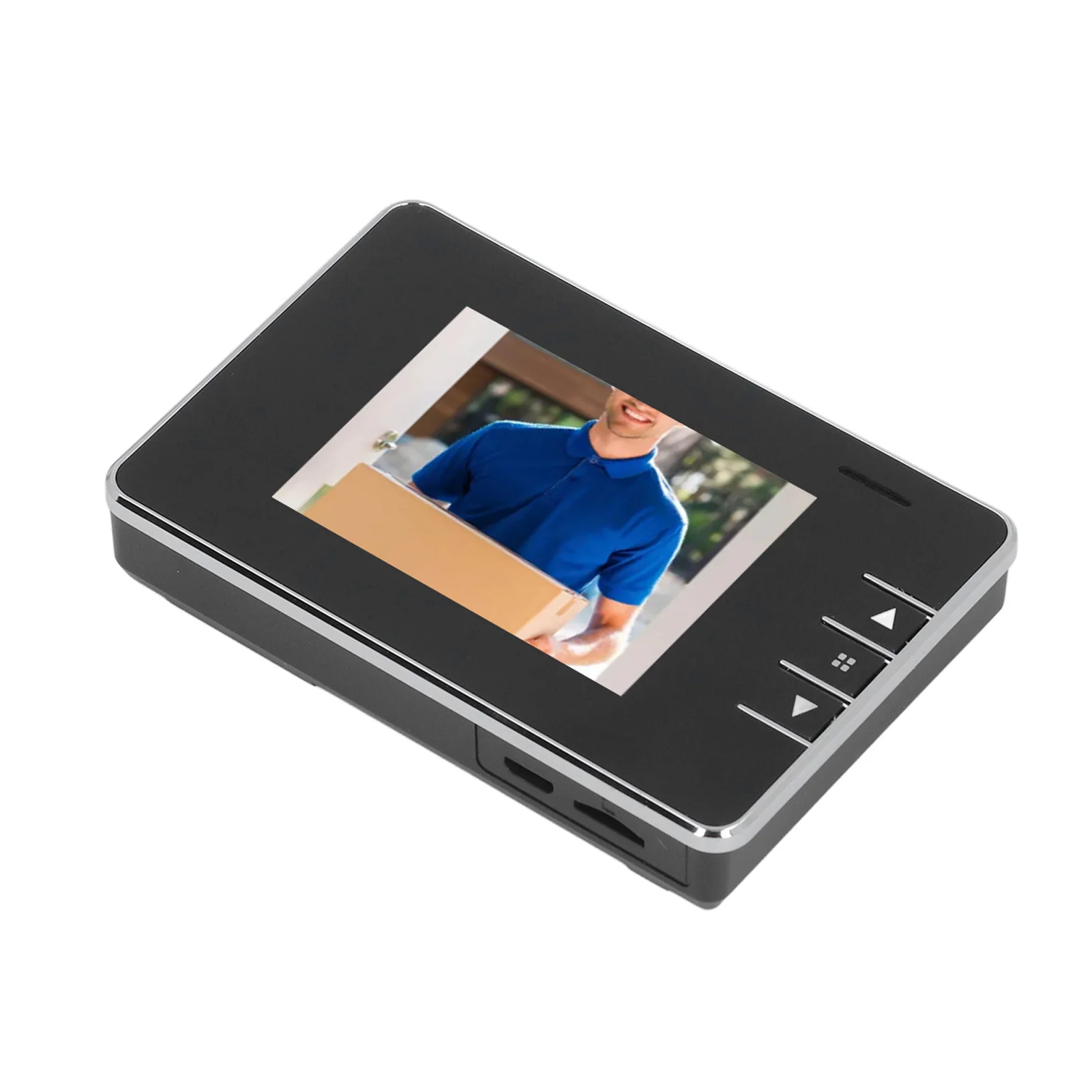 Door Peephole Viewer Camera 120 Degree View HD Night Vision 2 Way Intercom Smart Video Doorbell Camera for Villa Home