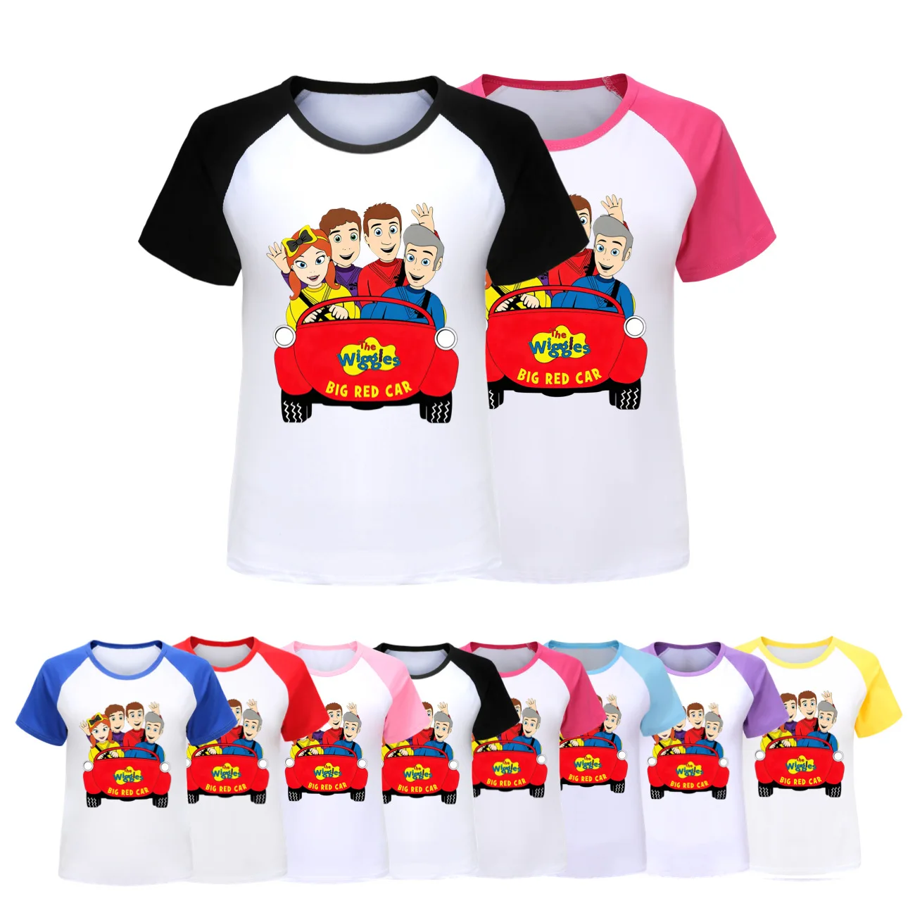 Australian Early Education The Wiggles Tshirt Kids Stylish Casual Crop Top for Everyday Wear Boys Girls Soft Comfortable T-shirt