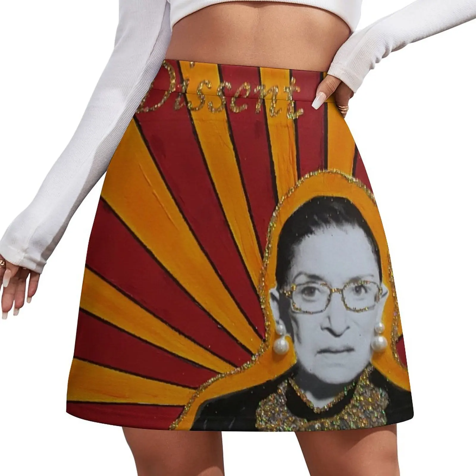 

I Dissent Mini Skirt summer dress women 2025 korean clothes ladies