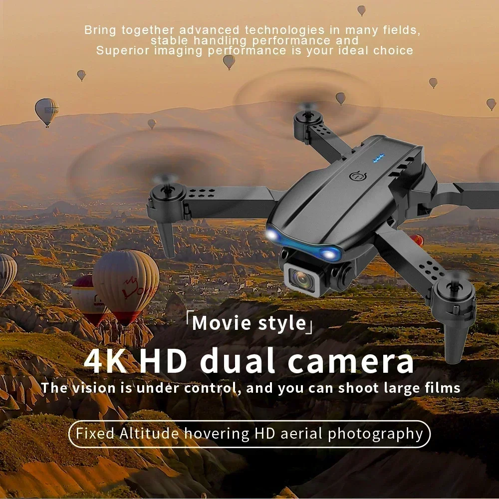 Description Picture 2 of itemE99 Pro Drone Quadcopter Remote Control Handle Four Axis Aircraft HD 6K Photography UAV Altitude Fixation Helicopter Toys