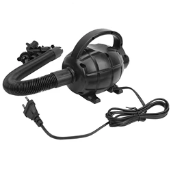 600W Electric Air Pump Inflatable Boat Raft Mattress Portable Inflator Pump