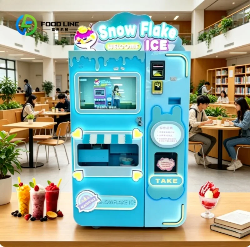 Commercial Slushie Vending Machine Smart Automatic Smoothie Maker for Event Locations and Retail Stores